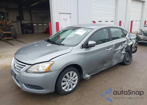 2014 Nissan Sentra Fe+ S/Fe+ Sv/S/Sl/Sr/Sv z USA, uszkodzony, nr VIN 3N1AB7APXEY262353